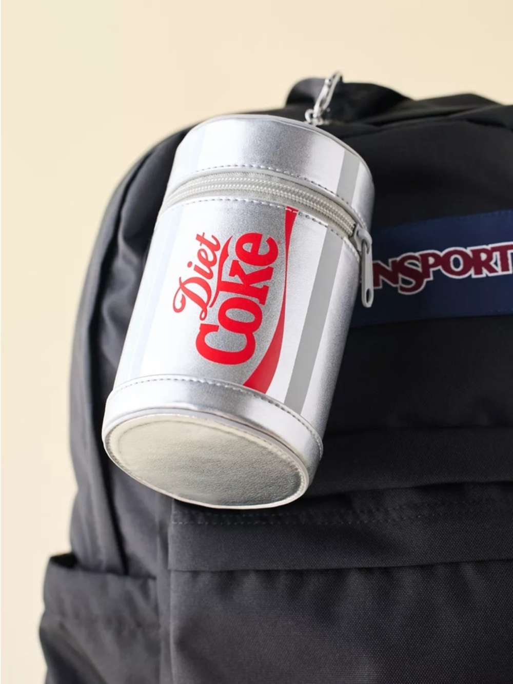 ISO Diet Coke Silver Can Crossbody Pouch - Novelty Drink Bottle Bag